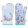 AMOUR INFINI Pot Holders and Oven Mitt Heat Resistant Non