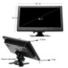 Hikity 10.1 Inch Small HDMI Monitor Portable CCTV Monitors 1280x600