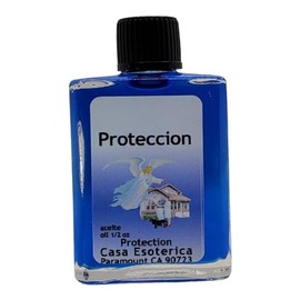 Protection Oil (Proteccion Aceite) Spiritual Anointing Oil by CASA ESOTERICA MAGICK SPACE - for Safety & Defense - Against Negative Energy & Harm-0.5 FL OZ (12 Pack)