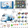 BLmukce Airplane Toy with Race Track & Map, Airplane Toys