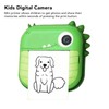Kids Printer Camera DIY Doodle Thermal Printing Cartoon Dinosaur Appearance