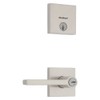 Kwikset 991 Halifax Keyed Entry Lever and Single Cylinder Deadbolt