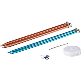 Boye Yarn Knitting for Beginners Kit, 9 Patterns