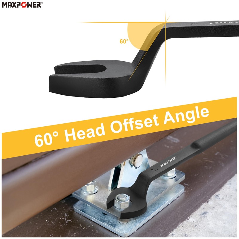 MAXPOWER Spud Wrench, 1 inch Nominal Opening