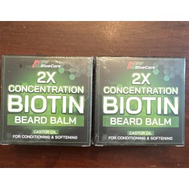 Newbluecare Blue Care Beard Balm 2X Biotin + Castor Oil – Growth & Conditioning Formula