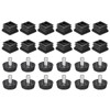 uxcell 12Pcs Inserts for Square Tubes with Leveling Feet, for