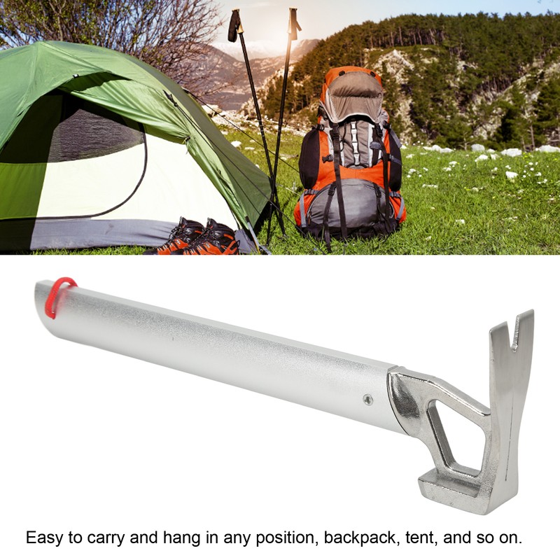 Multifunctional Outdoor Camping Tent Peg Hammer Impact Resistance Stakes Nail
