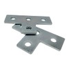 A.A 4 Pack Heavy Duty Electro-Galvanized Steel T Shaped Flat