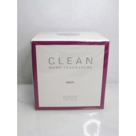 CLEAN HOME FRAGRANCES SKIN SCENTED CANDLE 7.5 OZ LOT OF 2