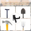 6pcs Shed Hooks for Rubbermaid Fasttrack, Plastic Multi Purpose Shed