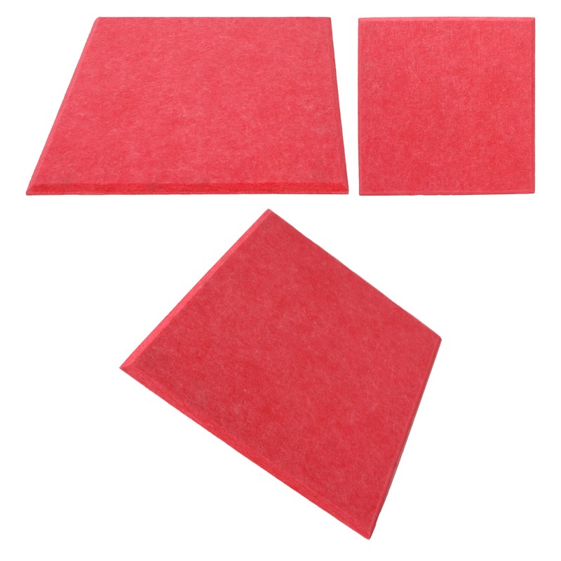 6Pcs Acoustic Absorption Panel Thickened Reduce Reverb SoundProof Padding Absorber(Pink