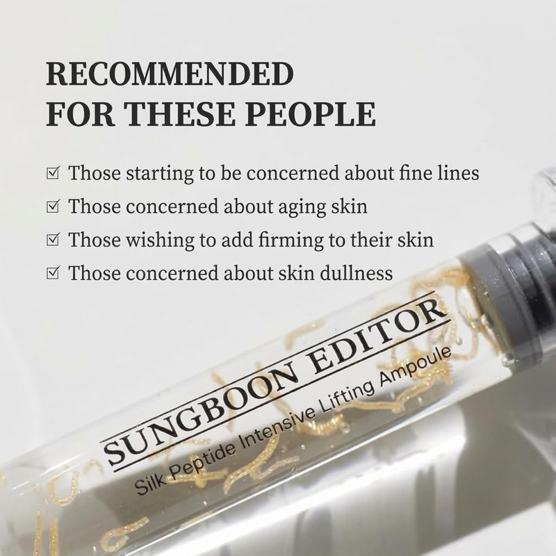 SUNGBOON EDITOR Silk Peptide Intensive Lifting Ampoule 1.18 fl oz