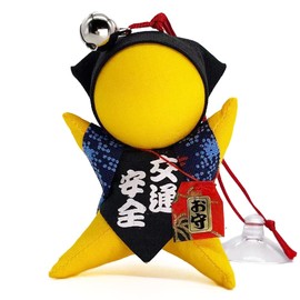 [Ohanamoana] Tenmangu Shrine Prayer, Traffic Safety Amulet, 1 Piece, Sarubobo Amulet, Car Bag, Hida Takayama, Present, Salbobo, Sarupopo, Glass