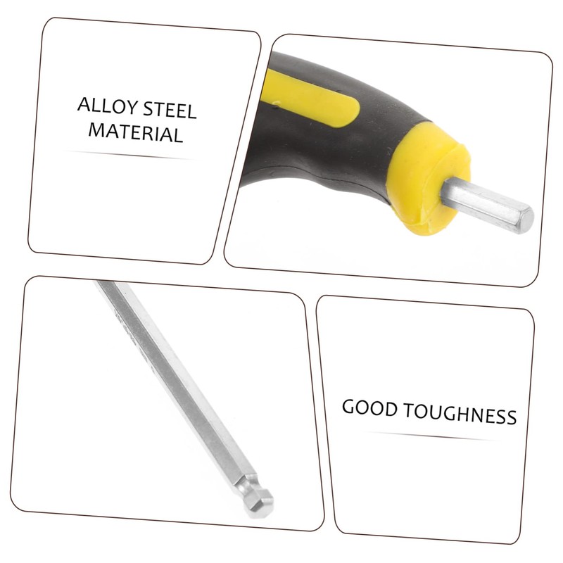 TEHAUX Long Arm Wrench t Handle Ratchet Set 5mm Key