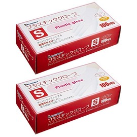 リーダー プラスチックグローブ Sサイズ 100枚入