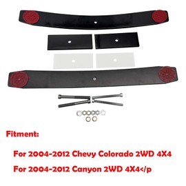 BST BSSP 1.5"-2" Rear Add A Leaf Lift Kit for 2004-2012 Chevy Colorado GMC Canyon 2WD 4WD，Leaf Spring Leaf Pack Suspension Leveling Lift Kit