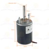 CHANCS DC-Elektromotor CH-3420 12V DC 3500RPM Permanentmagnet mit gemeinsamer Welle