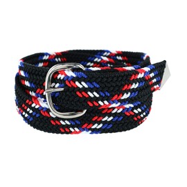 M&F Western Double S Men's 52" Braided Belt Patriotic One Size