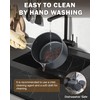 Cooks Standard 2-Quart Hard Anodized Nonstick Saucepan with Lid, Black