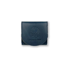 (dor-52) Doraemon, Box Type, Coin Purse, Coin Purse, Made in Japan, Tochigi Leather x Himeji Leather, NAVY