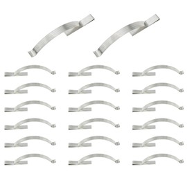 ZZHXSM 20PCS 6.4x70mm Stainless Steel Window Screen Spring Plate Window Screen Spring Holder Window Screen Tension Spring Angle Clip