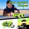 Threeking RC Stunt Cars Remote Control Car Double-Sided Driving 360-degree