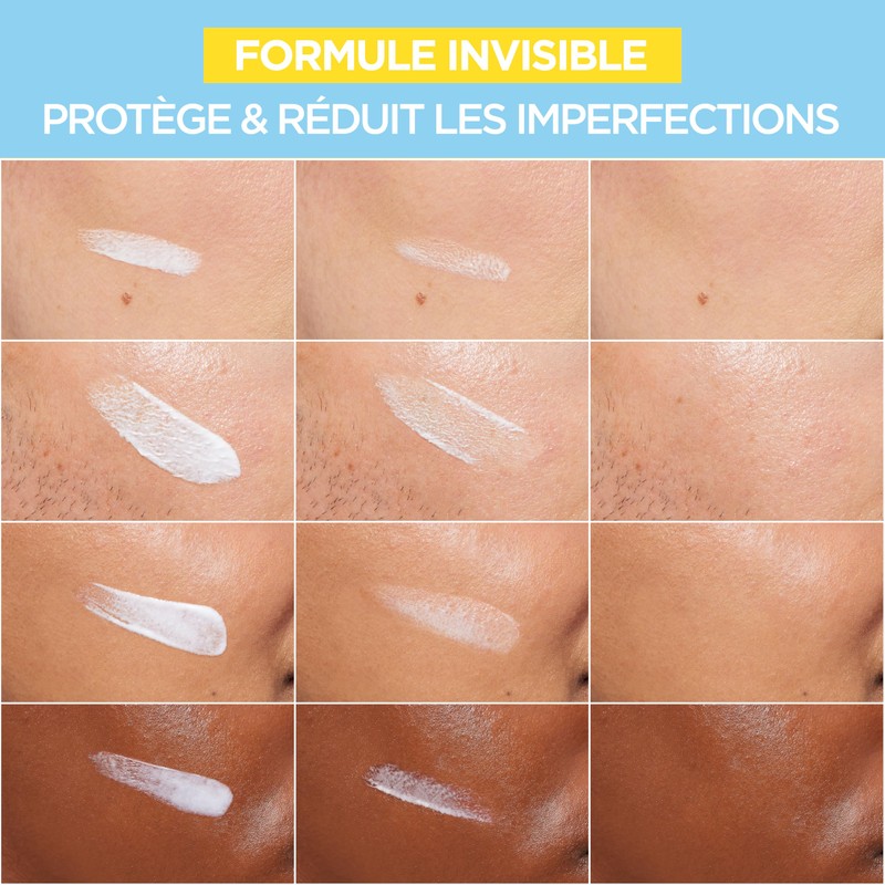 Garnier Invisible + Matt Anti-Impurities Fluid with SPF 50+, for