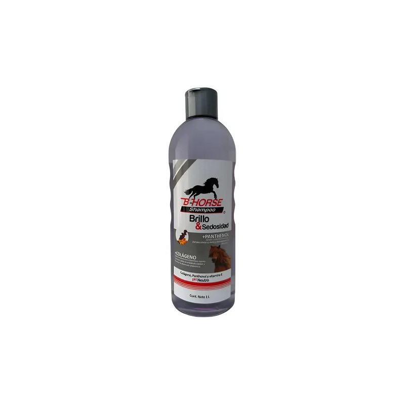 B-horse Shampoo Para Caballo Brillo & Sedosidad 1l X 3