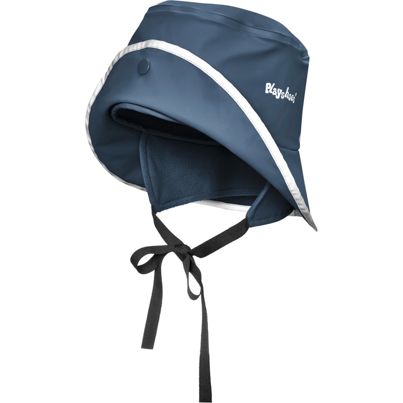 Playshoes Unisex Rain Hat Southwester Rain Hat, marine fleece lining