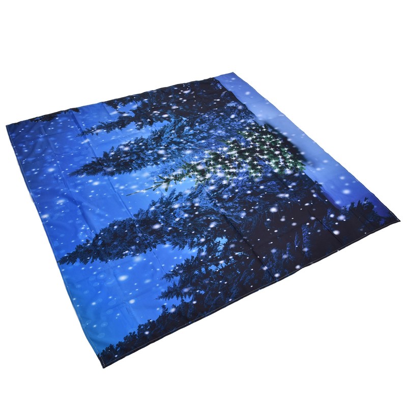 Christmas Tapestry Exquisite Christmas Tree Pattern Wall Hanging Blanket for