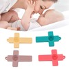 4Pcs Silicone Baby Teether Toy Infant Teething Relief Molar Soothe