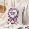 Madizz Mother Gift BEST MOM EVER Cushion Cover with Medal