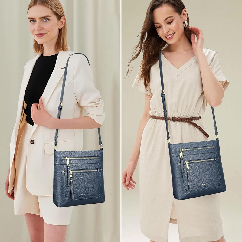 Over Earth - Bolsos cruzados para mujer, bolsos de piel