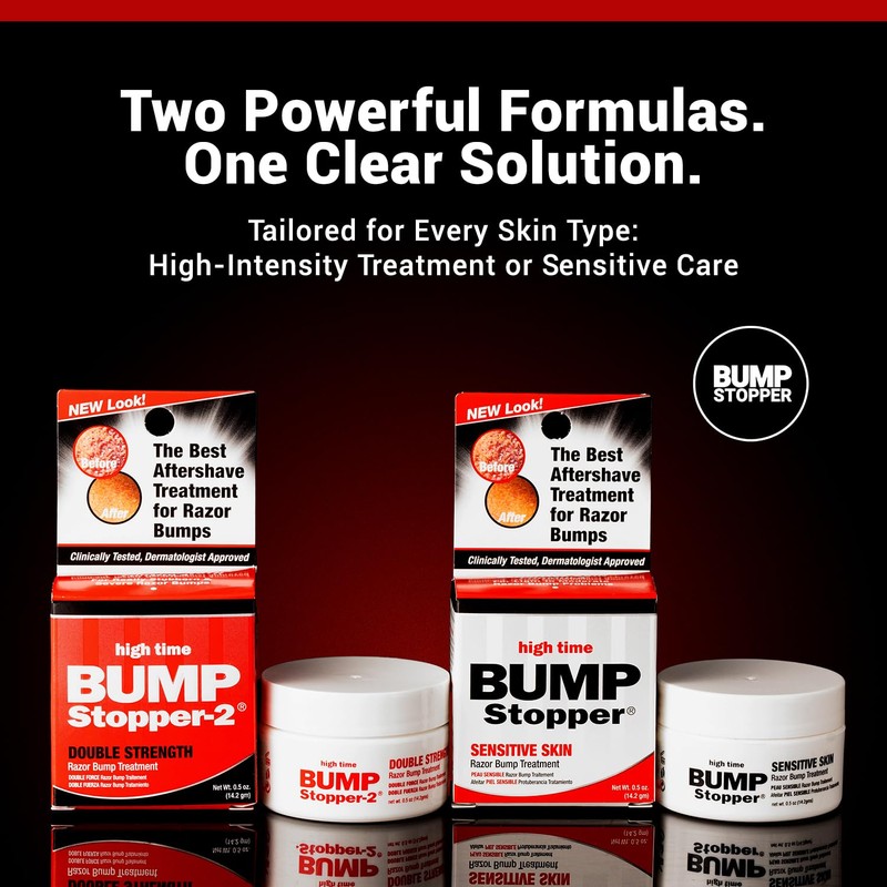 Bump Stopper-2 Razor Bump Treatment, Double Strength Formula - .5