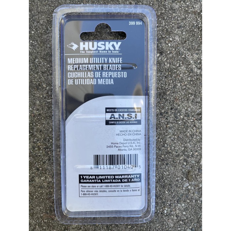 Husky Huskey Medium Utility Knife Replacement blades