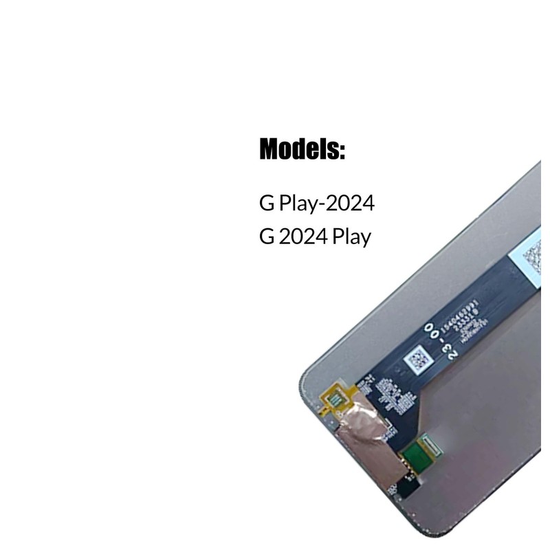 Replacement for Motorola Moto G Play 2024 LCD Screen Display