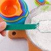 Cdemiy Measuring Spoons, 15 Pcs Plastic Measuring Cups and Spoons