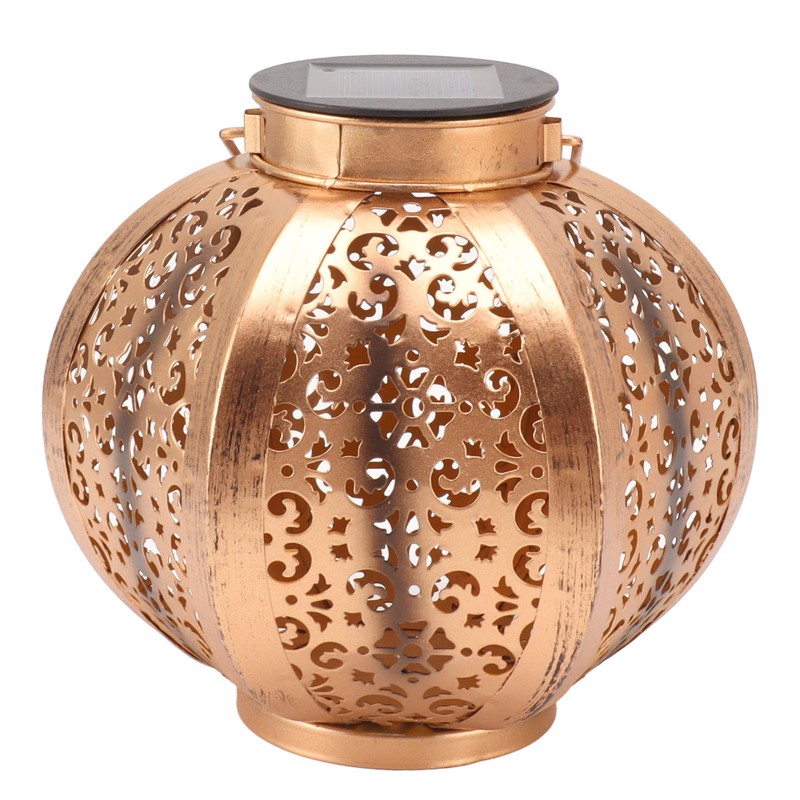 Solar Lanterns Iron Art Decorative Waterproof Outdoor Hanging Solar Lights
