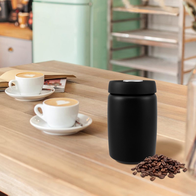 Abizarch 1200ml Coffee Vacuum Canister Airtight Coffee Canister Stainless Steel