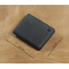 HC Men's High-Quality Wallet Portrait Format Antique Leather RFID Protection,