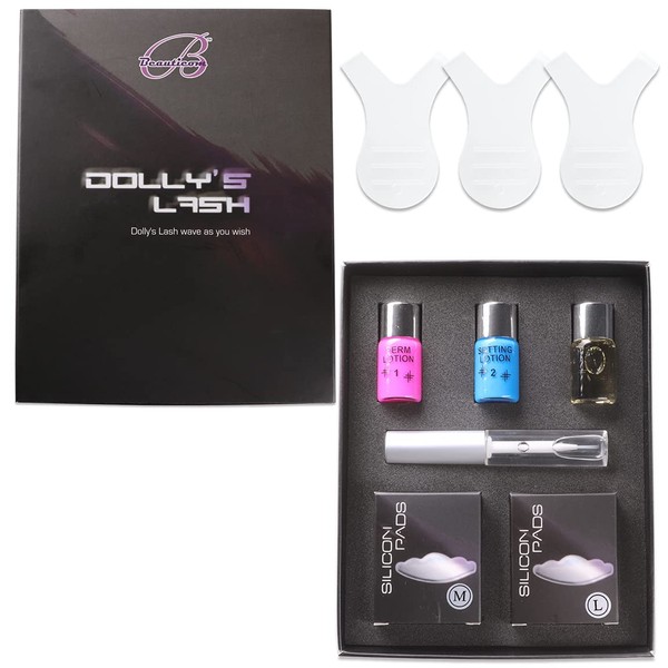 Dolly's Lash Beauticom Lift Eyelash Wave Lotion Premium Perm Kit - Number 1 Choice for Professional Curling, Perming, Lifting