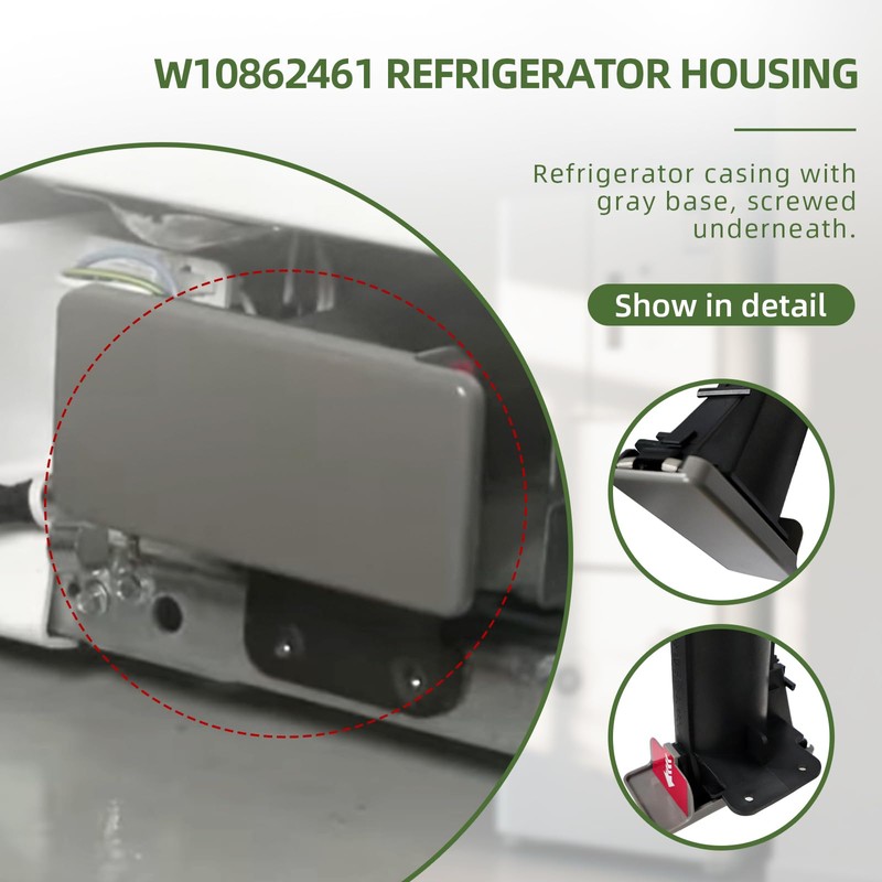 W10862461 Refrigerator Housing Compatible With Whirlpool Replace W10778312 WPW10350065 AP6024300