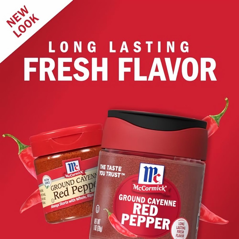 McCormick, Ground (Cayenne) Red Pepper, 1 Ounce