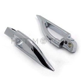 SMT-Blade Front Foot Peg Compatible With 06-13 Suzuki GSXR 600/750/1000 08-13 GSX 1300R BLACK motorcycle [B00ZZLJQY0]