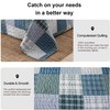 Quilt Set Twin Size Plaid Bedspread Coverlet Twin Quilt Set