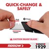 ARROW Retractable Box Cutter, Quick Change Utility Knife with Blade