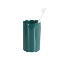AHUDKKY Toothbrush Holders for Bathroom, Ceramic Toothbrush Holder,Makeup Brush Holder,Green Toothbrush Holder(Green)