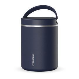 Hydrapeak 25oz Stainless Steel Vacuum Insulated Thermos Food Jar | Thermos for Hot Food and Cold Food, Wide Mouth Leak-Proof Soup Thermos for Adults, 10 Hours Hot and 16 Hours Cold (Navy)