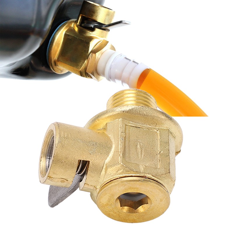 Quick Engine Oil Drain Valve M14‑1.25 Brass Stainless Steel with