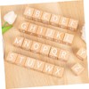 KONTONTY 26Pcs Wooden Building Blocks for Early Learning Educational Montessori